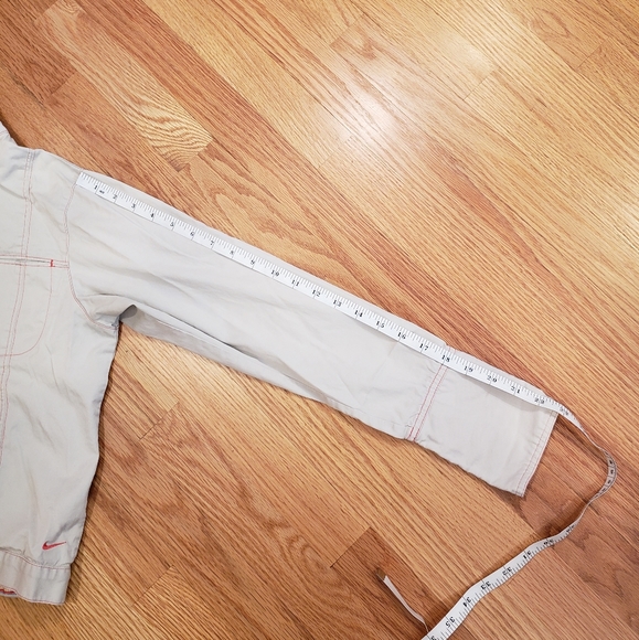 Nike Lightweight Cotton Jacket In Beige - Picture 11 of 15